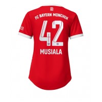 Dres Bayern Munich Jamal Musiala #42 Domaci za Žensko 2022-23 Kratak Rukav